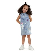 My Little Pony Toddler Girl Denim Sleeveless Dress, Sizes 12 Months-5T